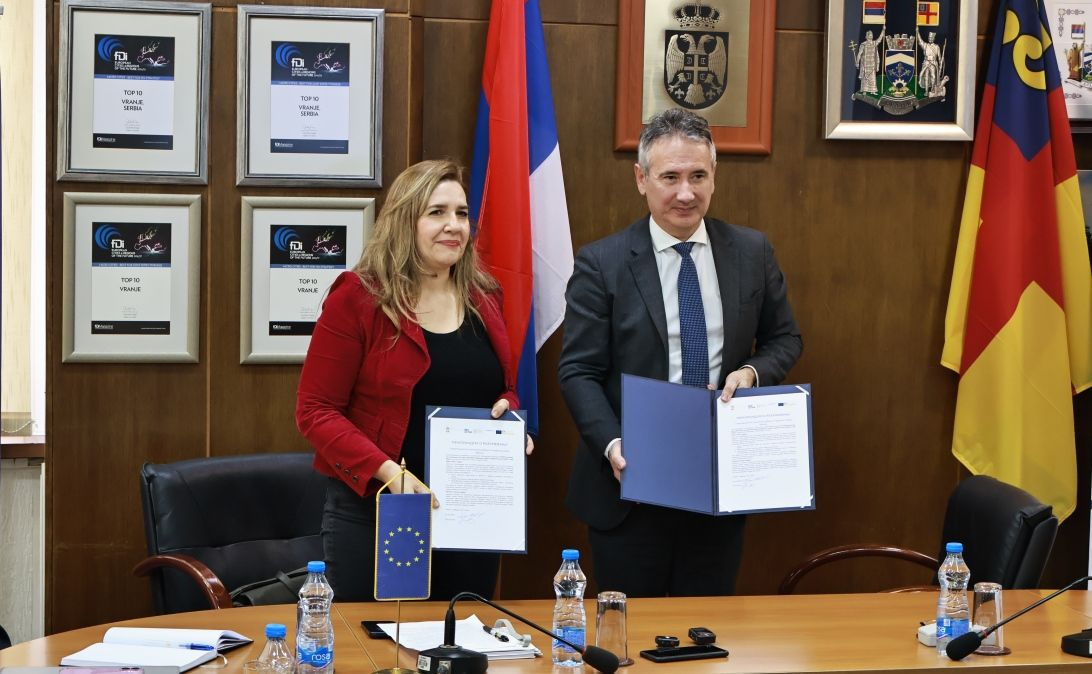 Gradonačelnik potpisao Memorandum o izradi Teritorijalne strategije urbanog područja grada Vranja