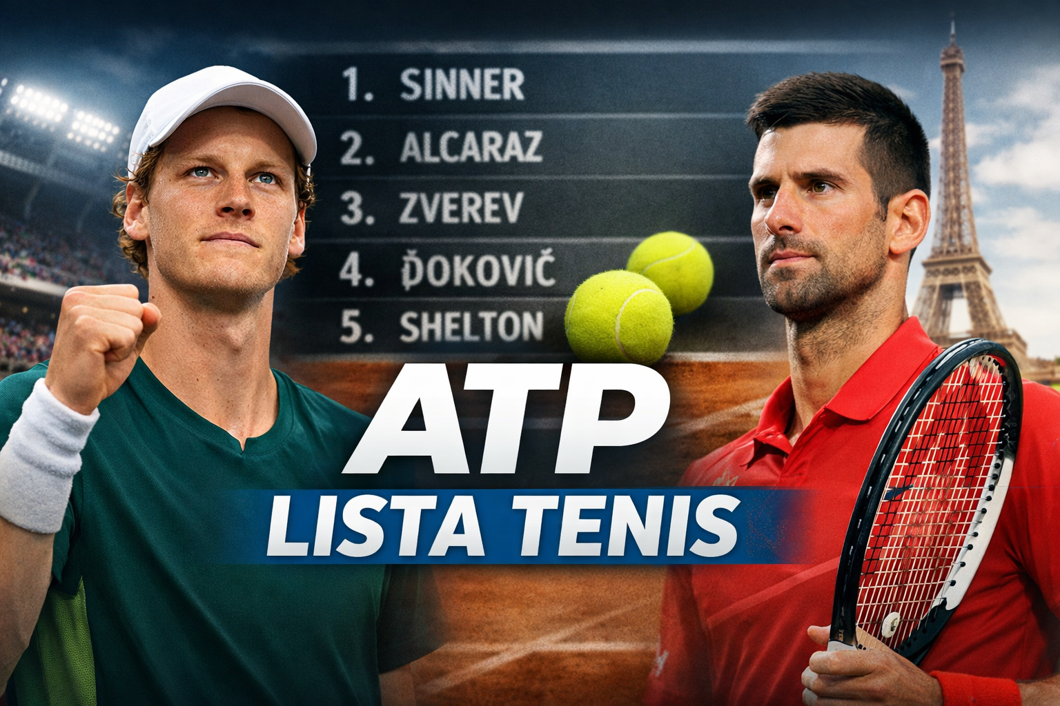 Siner neprikosnoven, Đoković čeka povratak – nova ATP lista donela male pomake u vrhu