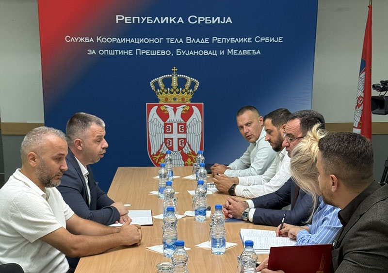 Sastanak v.d. direktora Koordinacionog tela sa predsednikom Nacionalnog saveta Albanaca