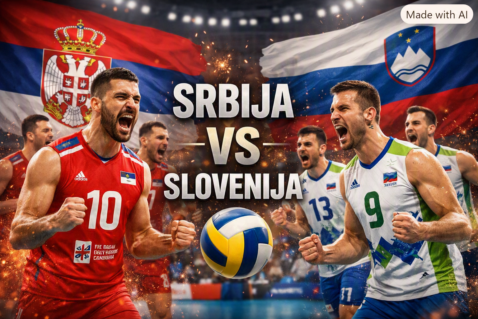 Srbija i Slovenija u borbi za četvrtfinale EP