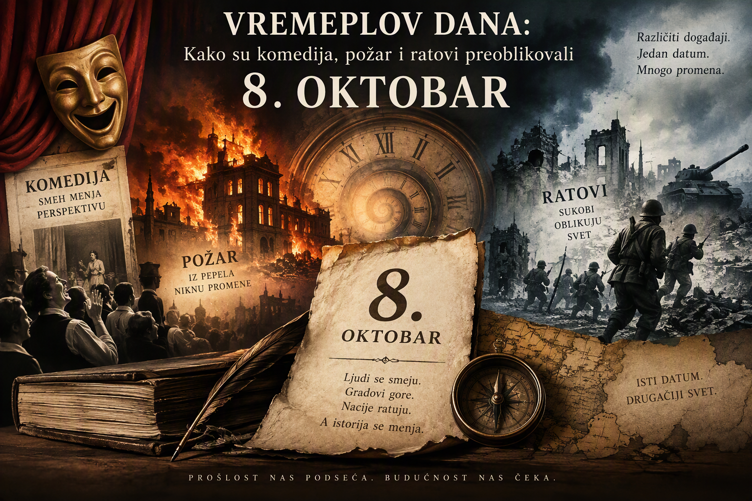 Vremeplov dana: Kako su komedija, požar i ratovi preoblikovali 8. oktobar